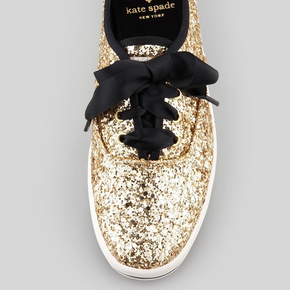 Kate spade gold sparkle keds - Picture 3 of 7